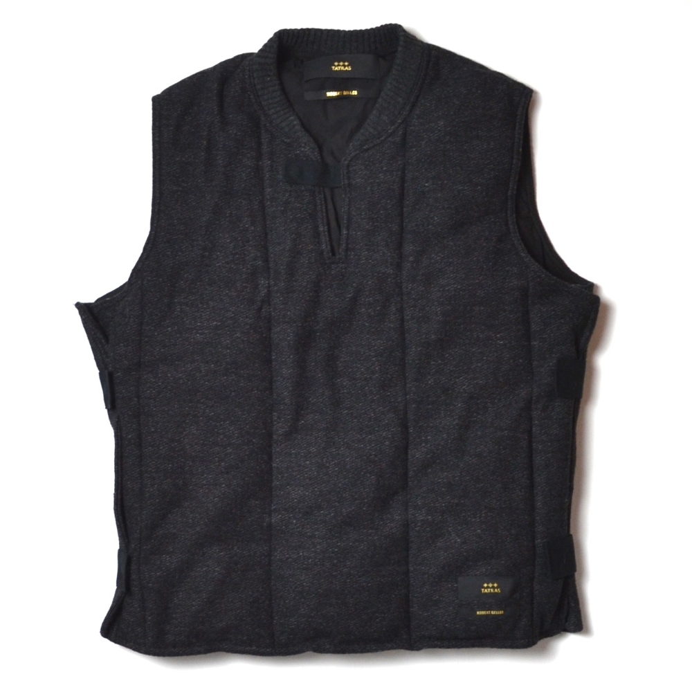 Robert Geller Tatras Wool Vest Dark Blue